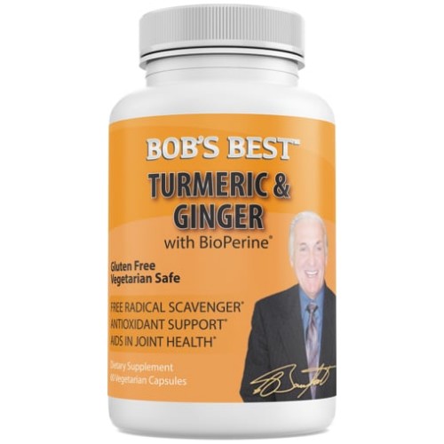 Bobs Best Turmeric Curcumin & Ginger with Bioperine®